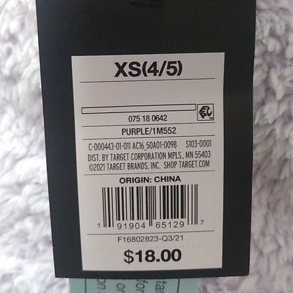 NWT Girls' Faux-Fur Robe - Art Class™ - XS - Picture 4 of 7